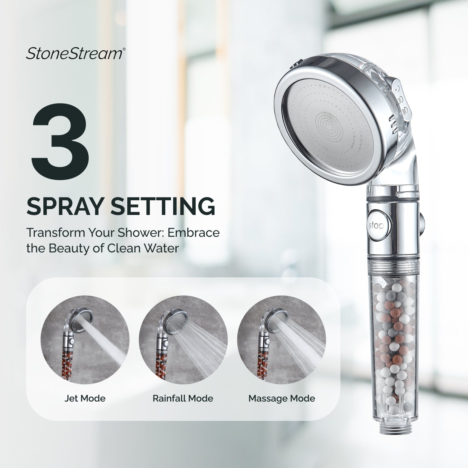 Ecopower Shower head