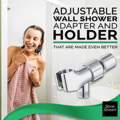 Shower Adapter for Handheld Showerheads - Chrome