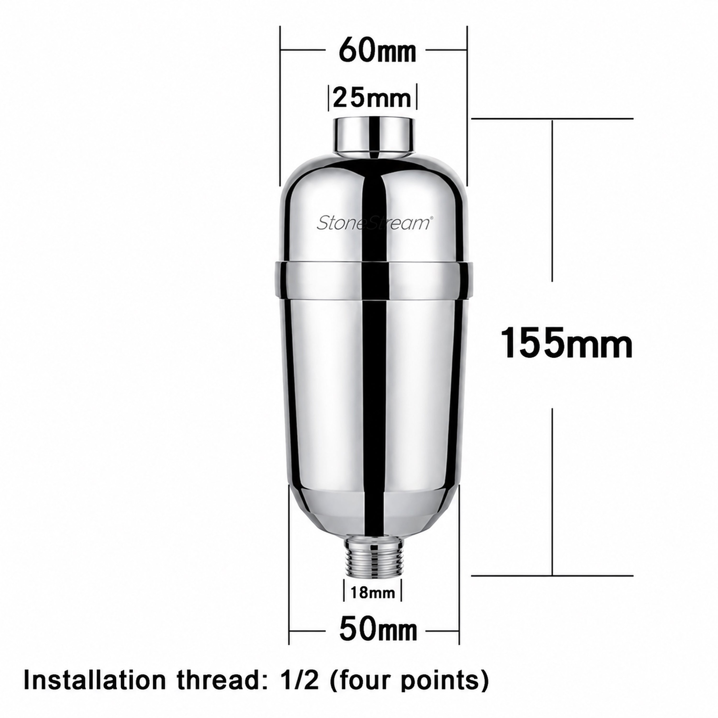 Advanced Hard Water shower filter