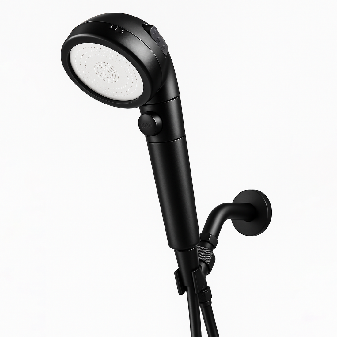 EcoPower 4-in-1 Vitamin C Black Shower Head Kit