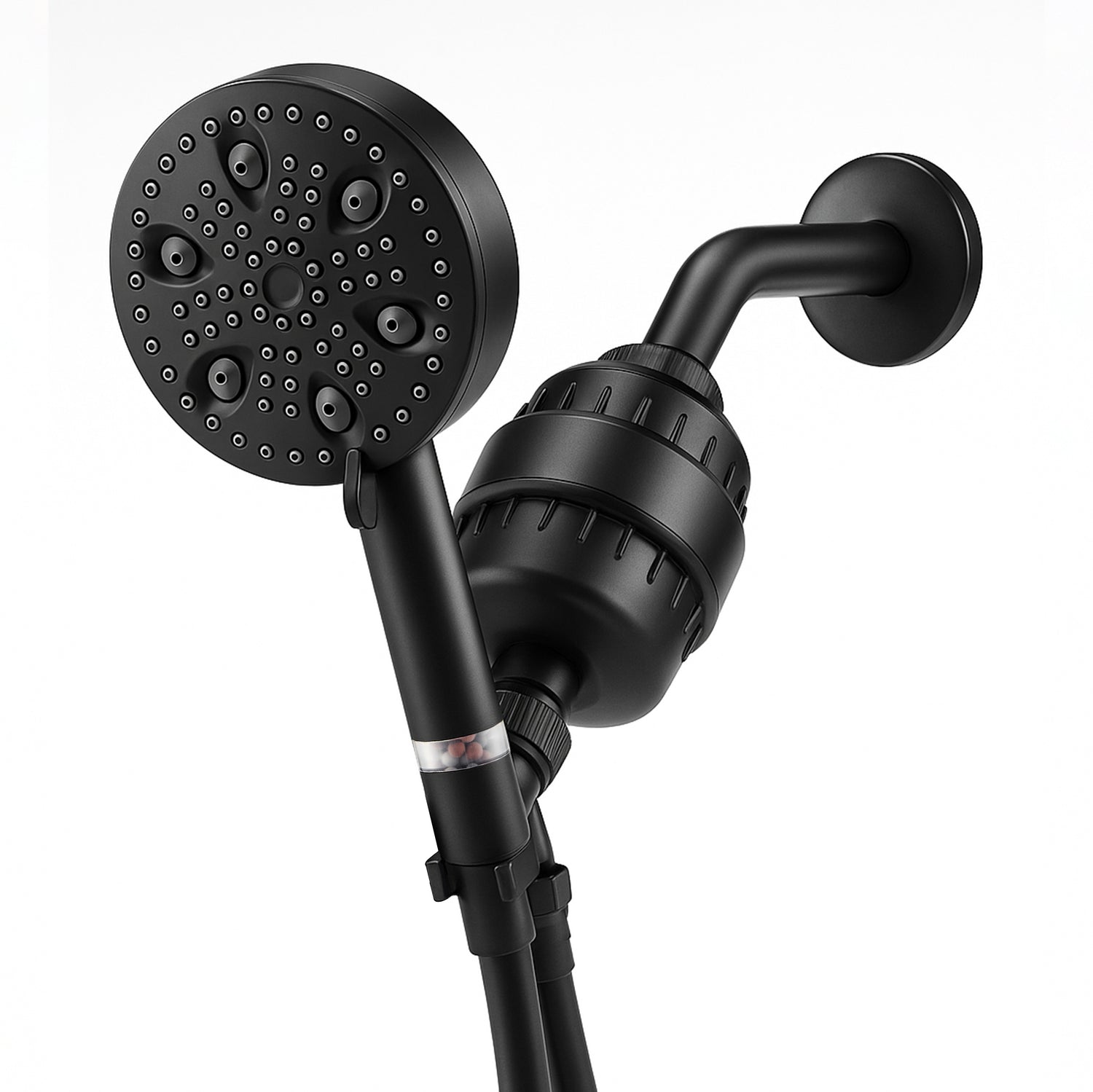 9-Mode Luxury Hard Water Filtration Shower Head Kit