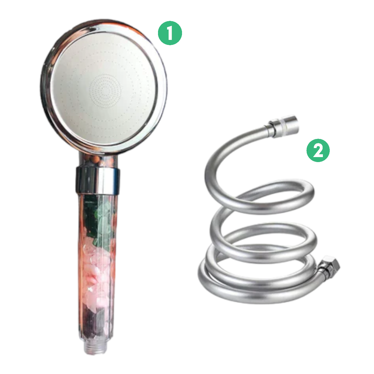 Chakra Shower Head Gemstone Therapy StoneStream