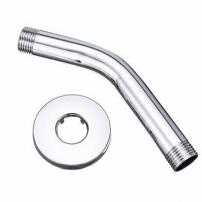 Shower Head Arm for Wall-Mount Shower - Chrome (1/2 inch thread)