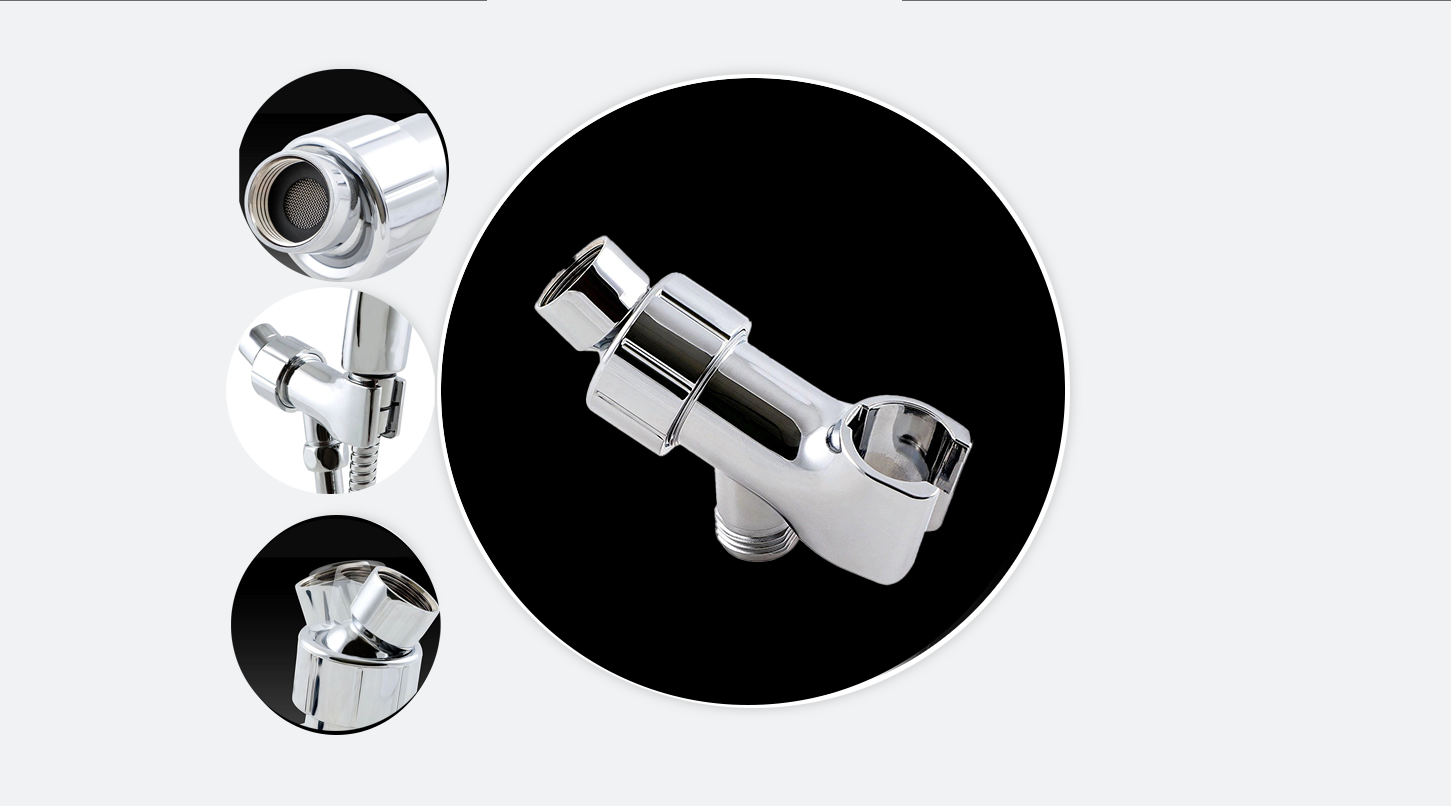 Versatile 3Way Shower Head Holder Elevate Your Bathing Experience StoneStream