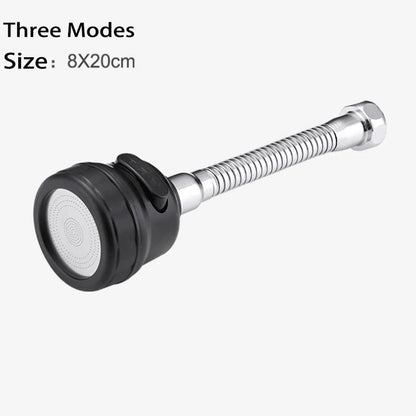 MineralStream™ - 360° Kitchen Faucet Black Faucet With Extender 