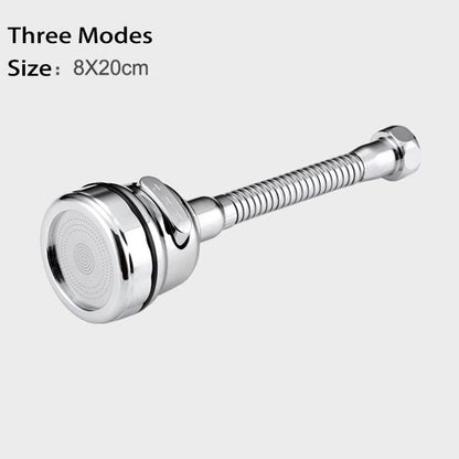 MineralStream™ - 360° Kitchen Faucet Silver Faucet With Extender 